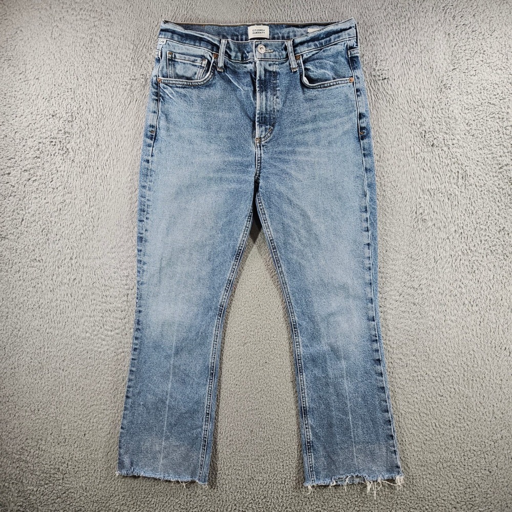 Citizens Of Humanity Light Blue Cropped Ankle Jeans
